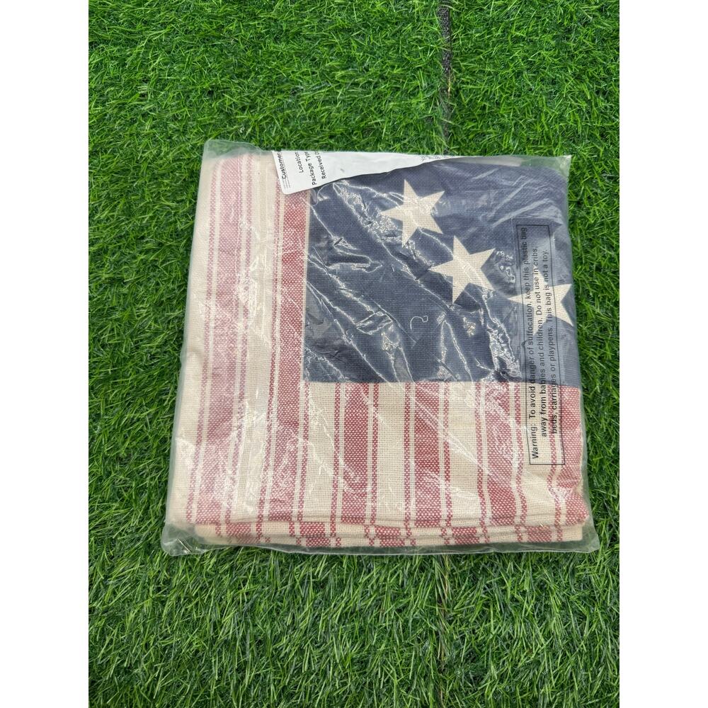 Piper Classics Marketplace Red Betsy Ross Flag Pillow Cover – 18"x 18"